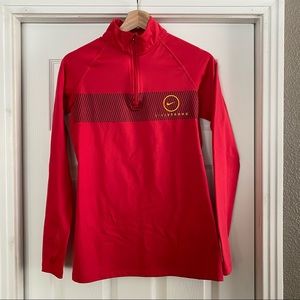 Women's M Nike Livestrong 1/4 Zip